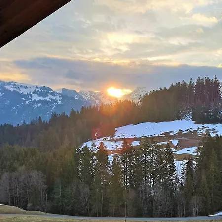 Ferienwohnung ''alpenluft'' In Zweisimmen, Natur-pur Appartement *